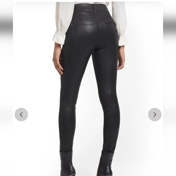 NY&C Mya Curvy High-waist faux leater jeans OUT OF STOCK!!! Sz 6 - Picture 4 of 14